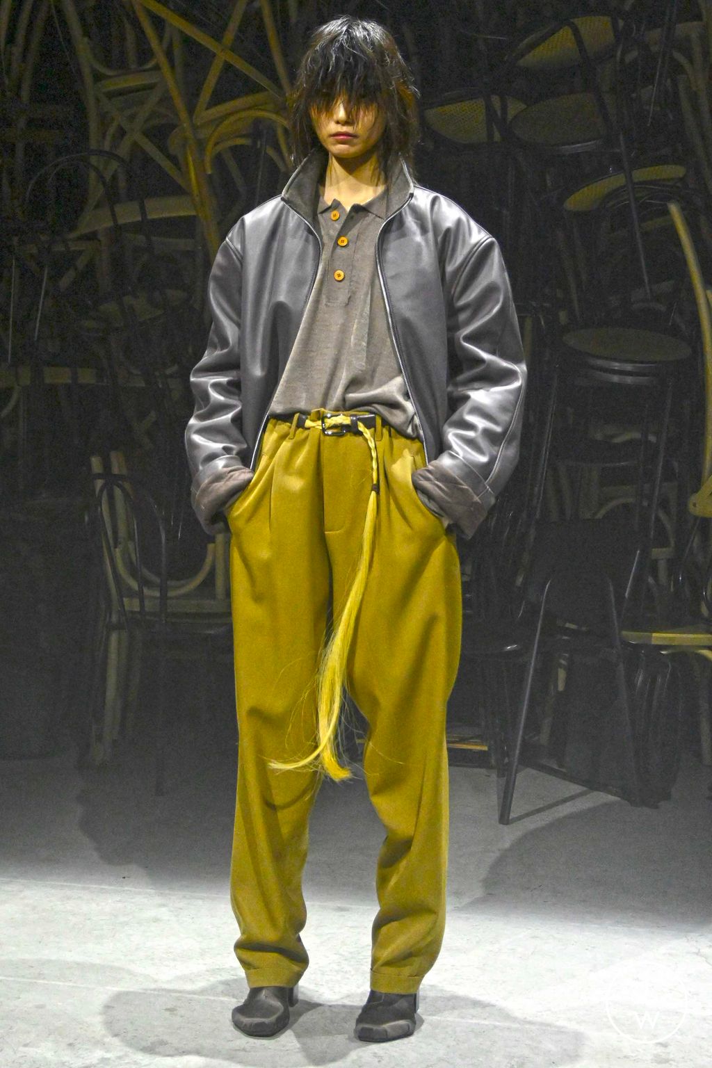 Fashion Week Milan Fall/Winter 2023 look 13 from the Magliano collection 男装