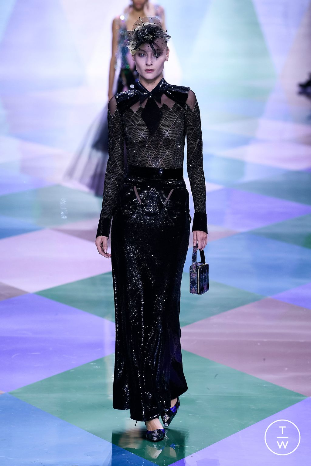 Fashion Week Paris Spring/Summer 2023 look 75 from the Giorgio Armani Privé collection 高级定制