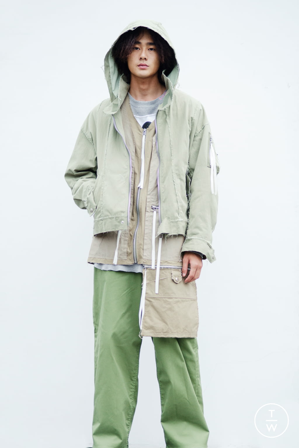Fashion Week Paris Spring/Summer 2022 look 8 from the Facetasm collection 男装