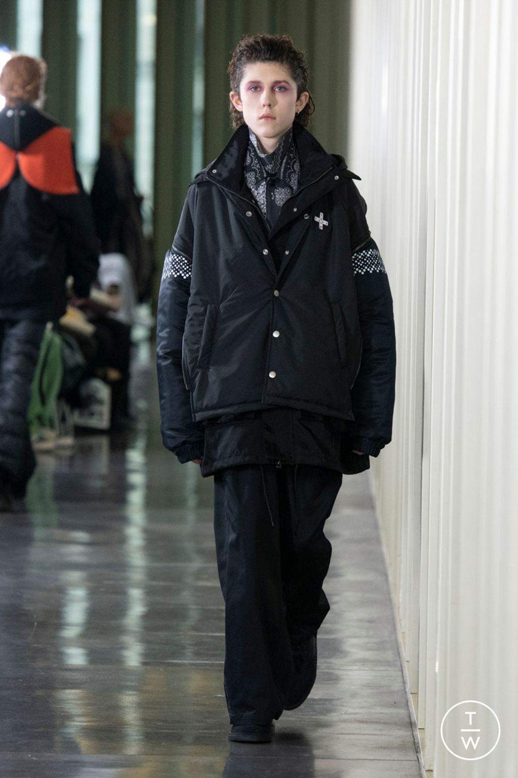 Fashion Week Paris Fall/Winter 2023 look 11 de la collection Facetasm menswear