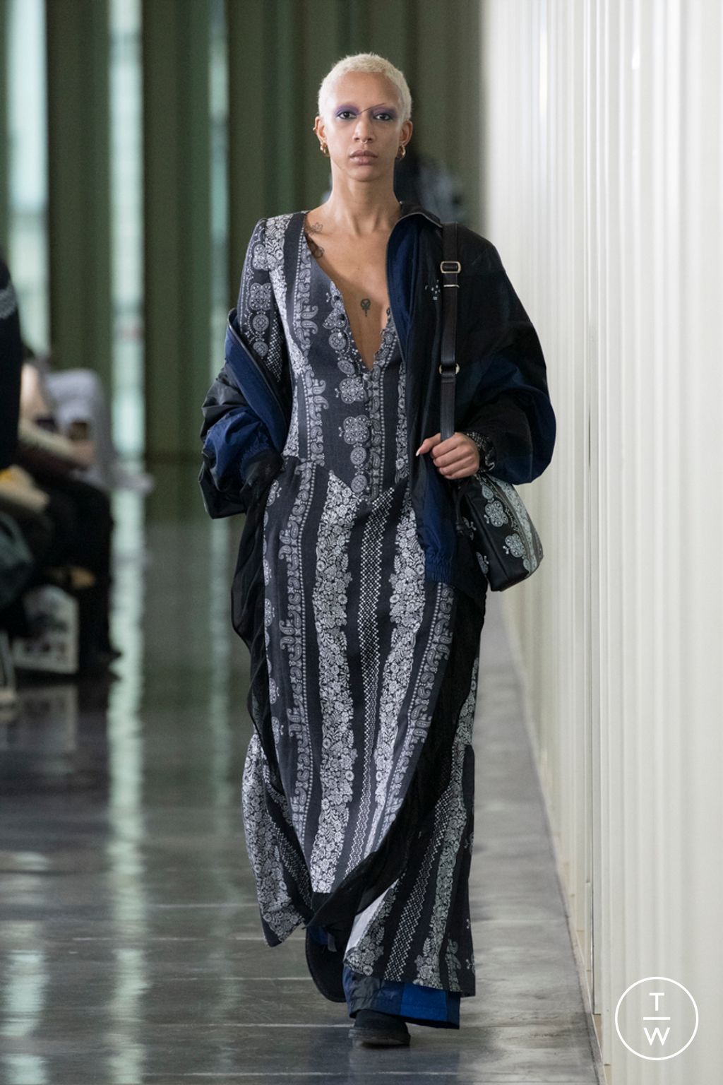 Fashion Week Paris Fall/Winter 2023 look 12 de la collection Facetasm menswear