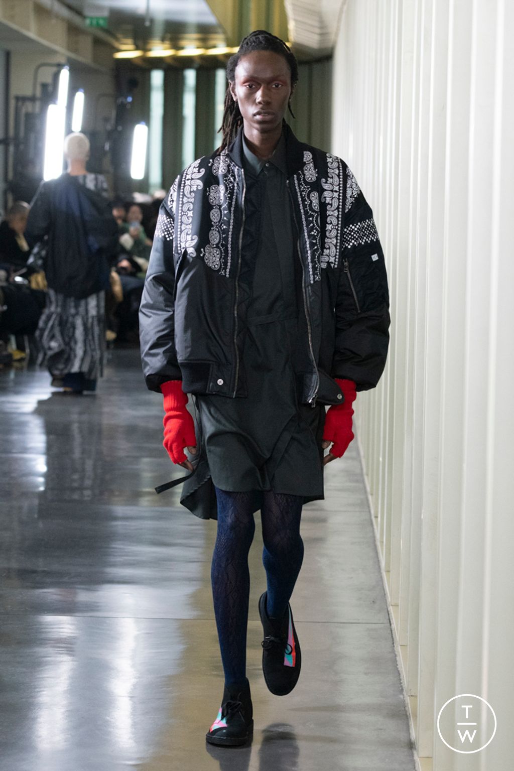 Fashion Week Paris Fall/Winter 2023 look 13 de la collection Facetasm menswear