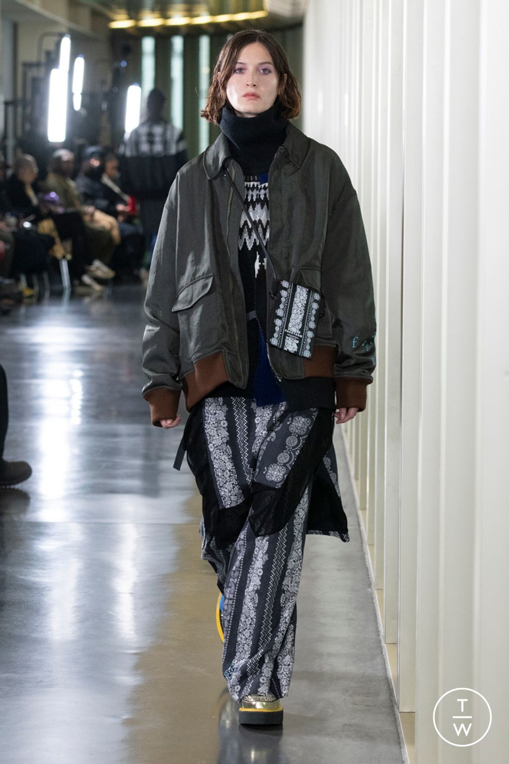 Fashion Week Paris Fall/Winter 2023 look 14 from the Facetasm collection menswear