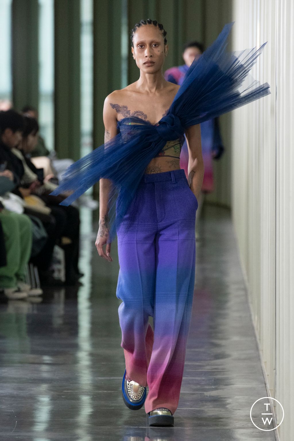 Fashion Week Paris Fall/Winter 2023 look 2 de la collection Facetasm menswear