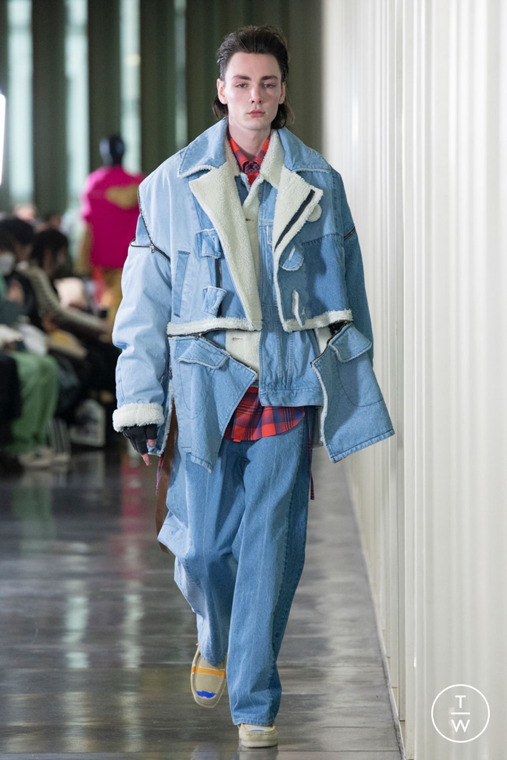 Fashion Week Paris Fall/Winter 2023 look 24 from the Facetasm collection 男装