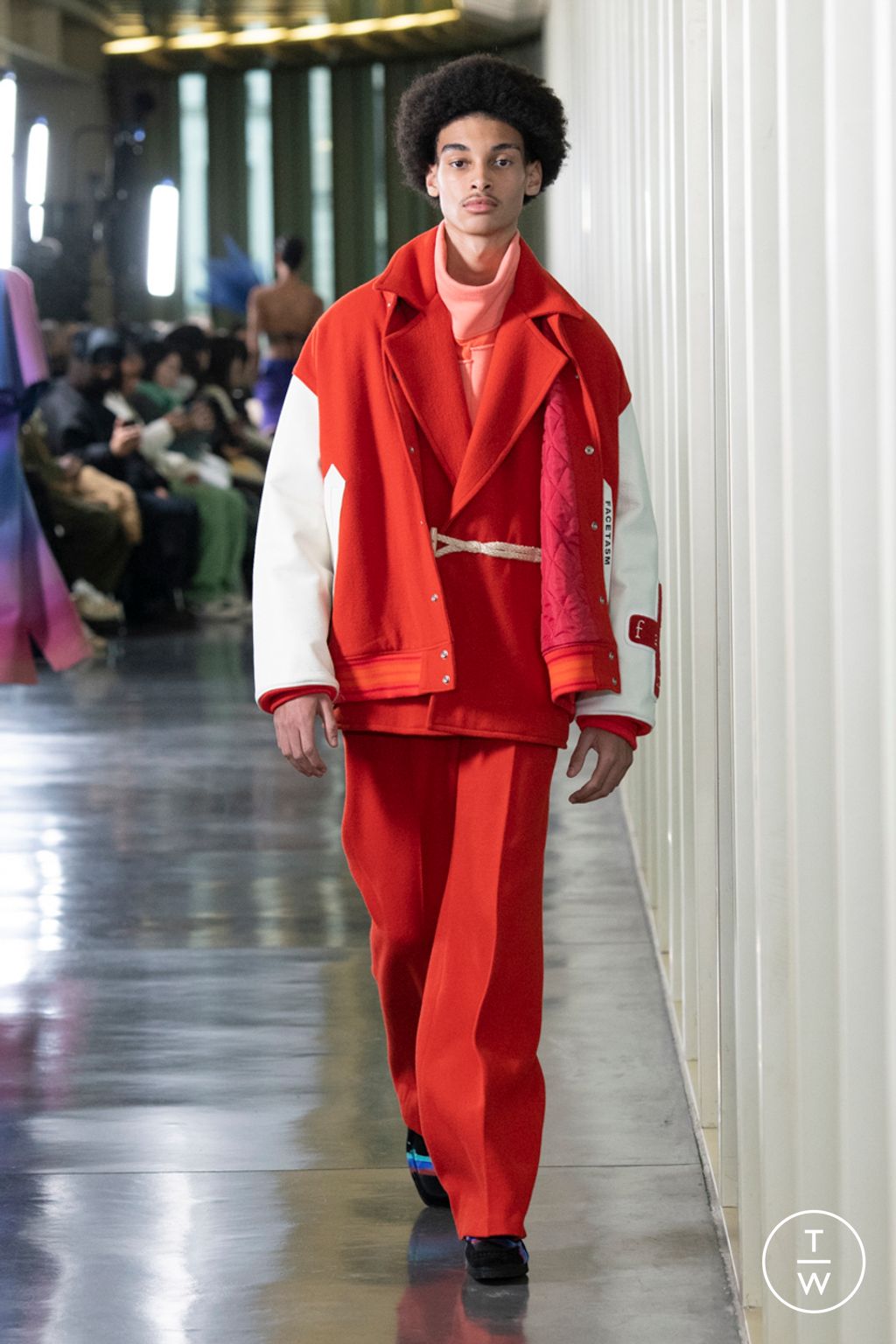 Fashion Week Paris Fall/Winter 2023 look 4 de la collection Facetasm menswear