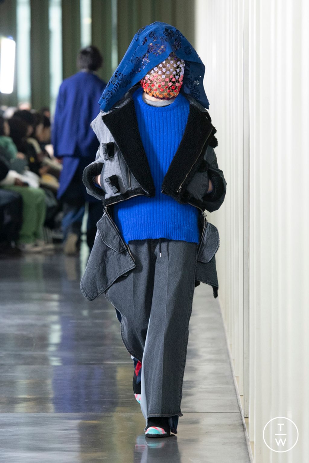 Fashion Week Paris Fall/Winter 2023 look 6 de la collection Facetasm menswear