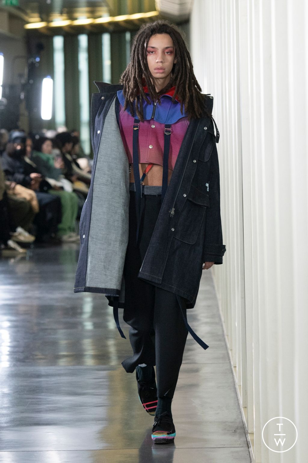Fashion Week Paris Fall/Winter 2023 look 9 de la collection Facetasm menswear