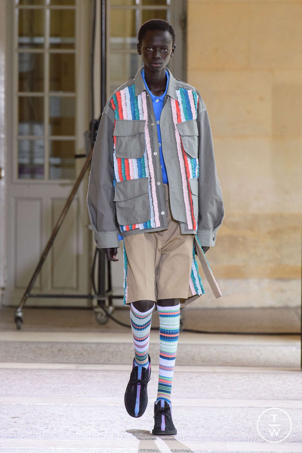 Fashion Week Paris Spring/Summer 2024 look 2 from the Facetasm collection menswear