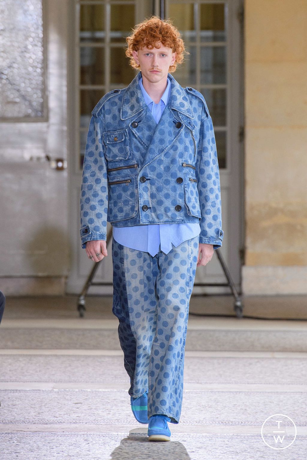 Fashion Week Paris Spring/Summer 2024 look 5 from the Facetasm collection menswear