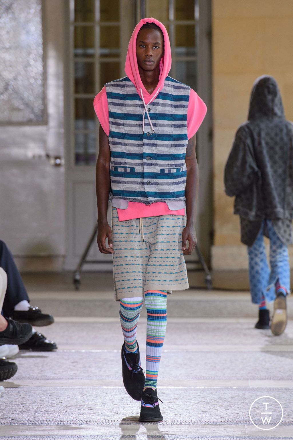 Fashion Week Paris Spring/Summer 2024 look 9 from the Facetasm collection menswear