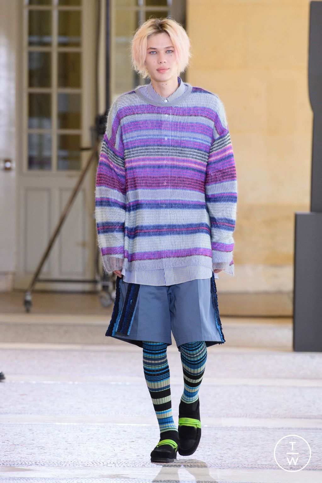 Fashion Week Paris Spring/Summer 2024 look 15 from the Facetasm collection menswear