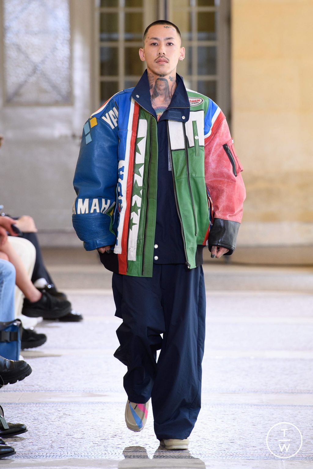 Fashion Week Paris Spring/Summer 2024 look 19 from the Facetasm collection menswear