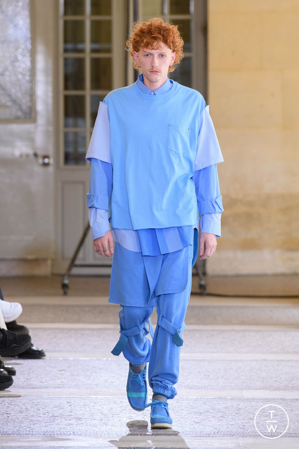 Fashion Week Paris Spring/Summer 2024 look 24 de la collection Facetasm menswear