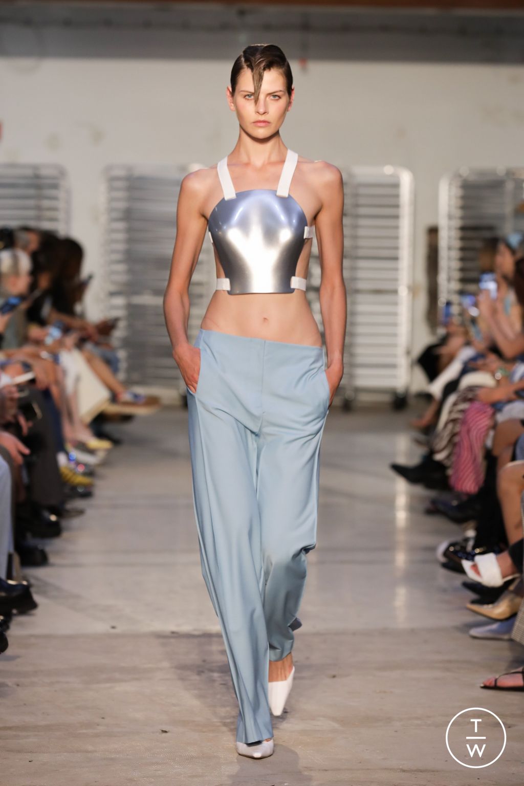 Fashion Week New York Spring/Summer 2023 look 24 from the Bevza collection womenswear