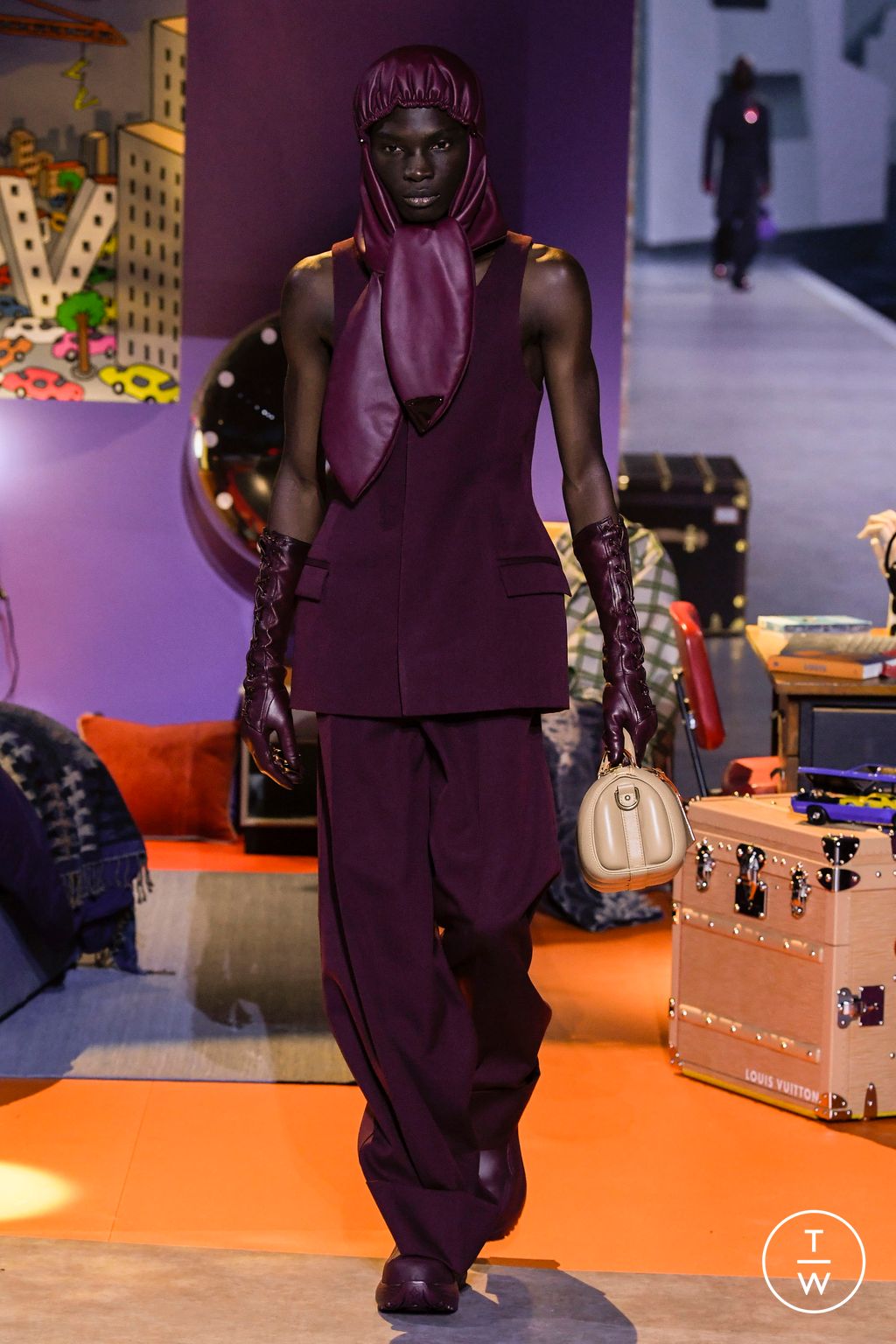 Fashion Week Paris Fall/Winter 2023 look 51 de la collection Louis Vuitton menswear
