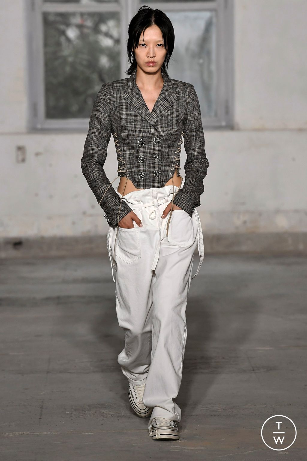 Fashion Week Paris Spring/Summer 2024 look 1 from the Faith Connexion collection womenswear