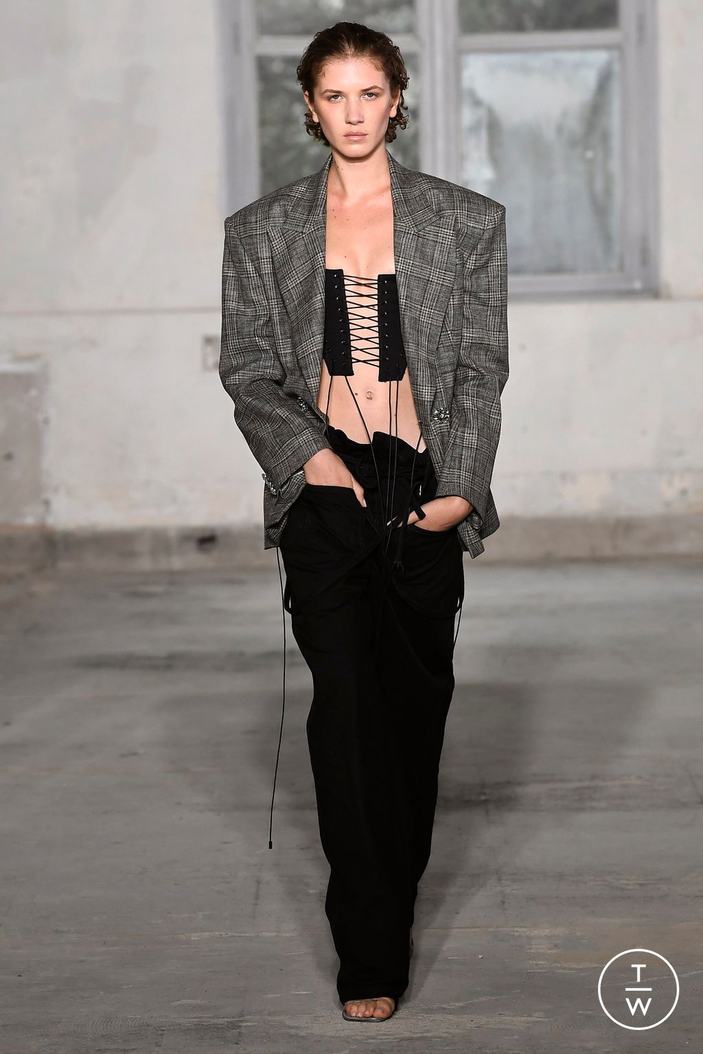 Fashion Week Paris Spring/Summer 2024 look 5 from the Faith Connexion collection womenswear