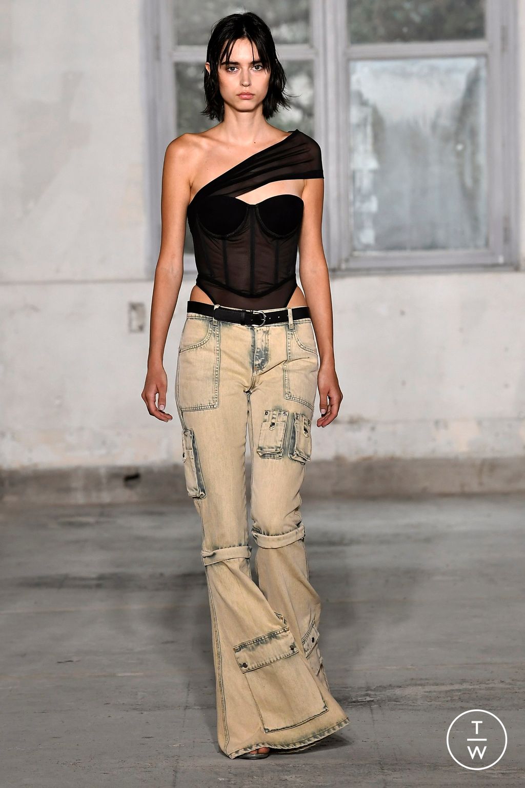 Fashion Week Paris Spring/Summer 2024 look 12 from the Faith Connexion collection 女装