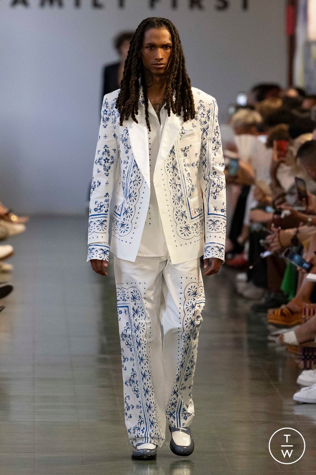 Fashion Week Milan Spring/Summer 2023 look 2 from the Family First collection menswear