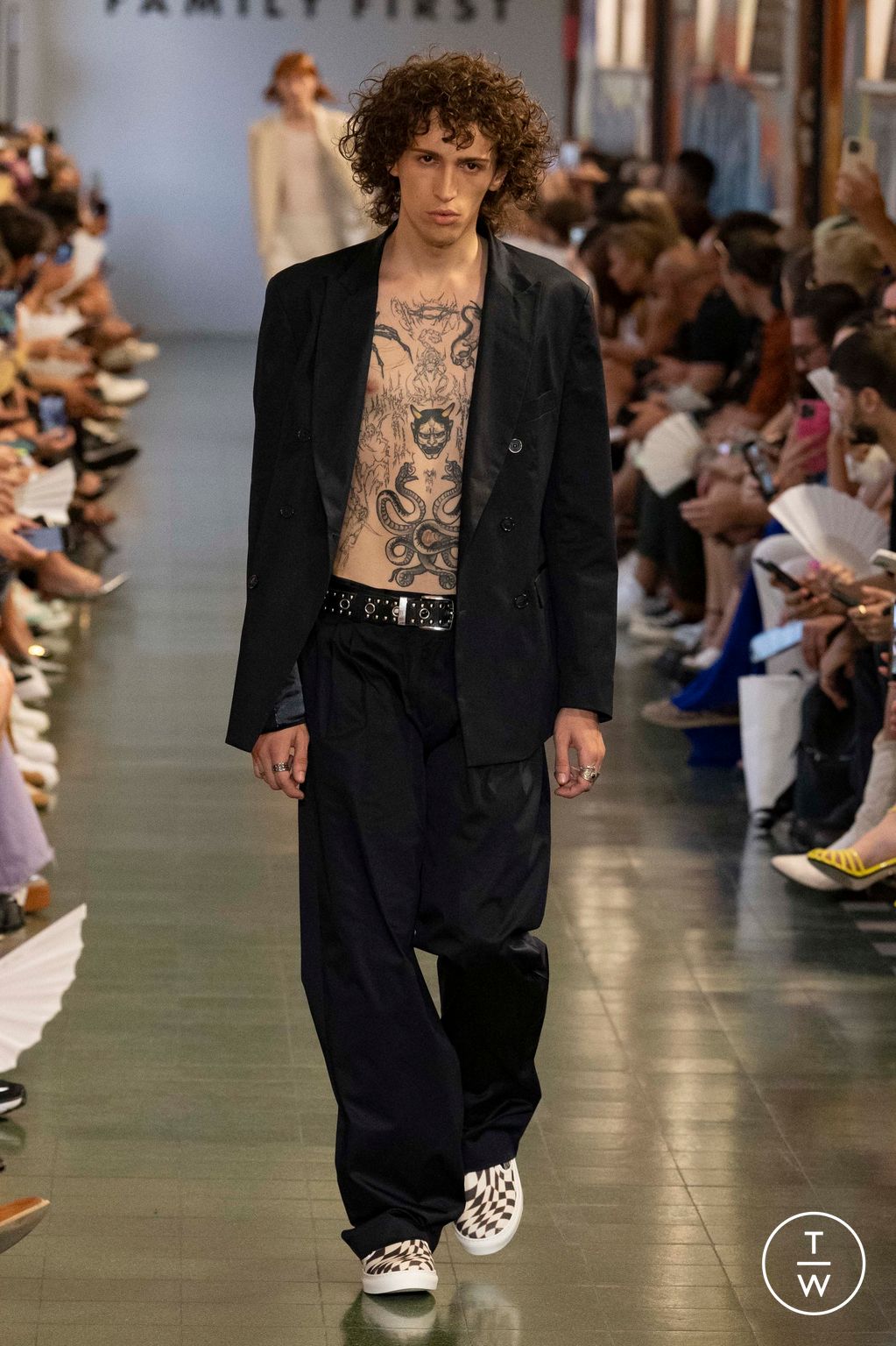 Fashion Week Milan Spring/Summer 2023 look 3 from the Family First collection menswear
