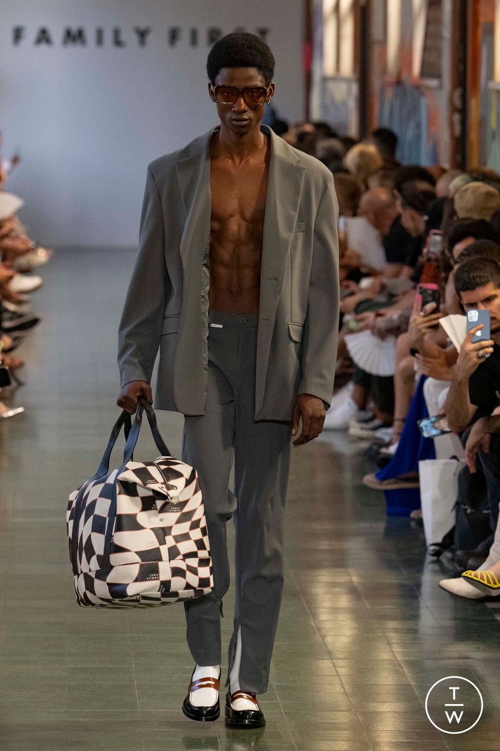 Fashion Week Milan Spring/Summer 2023 look 5 from the Family First collection menswear