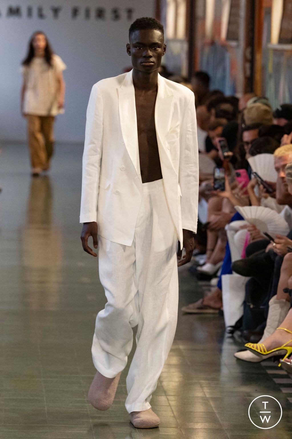 Fashion Week Milan Spring/Summer 2023 look 7 from the Family First collection menswear