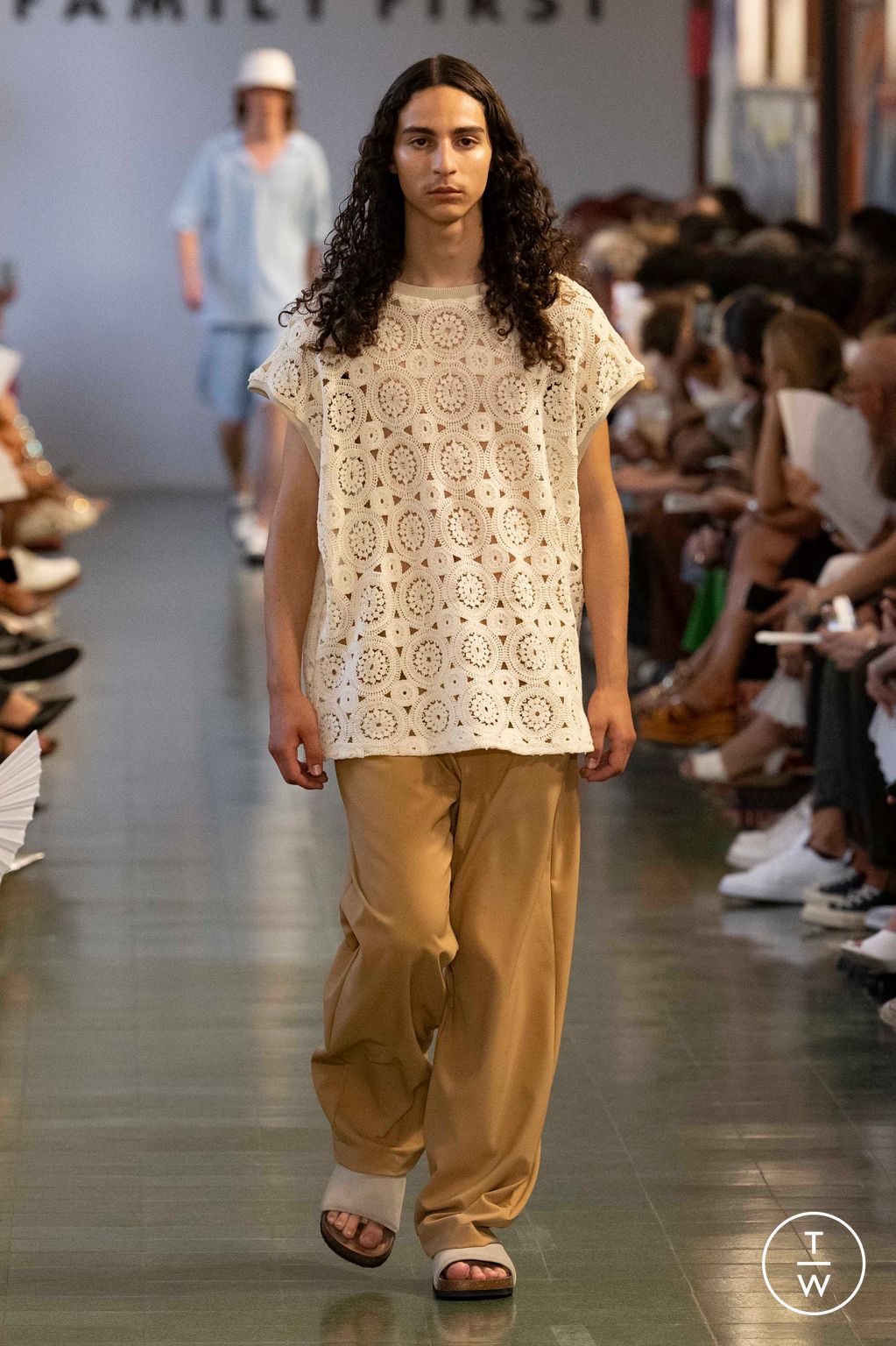 Fashion Week Milan Spring/Summer 2023 look 8 from the Family First collection menswear