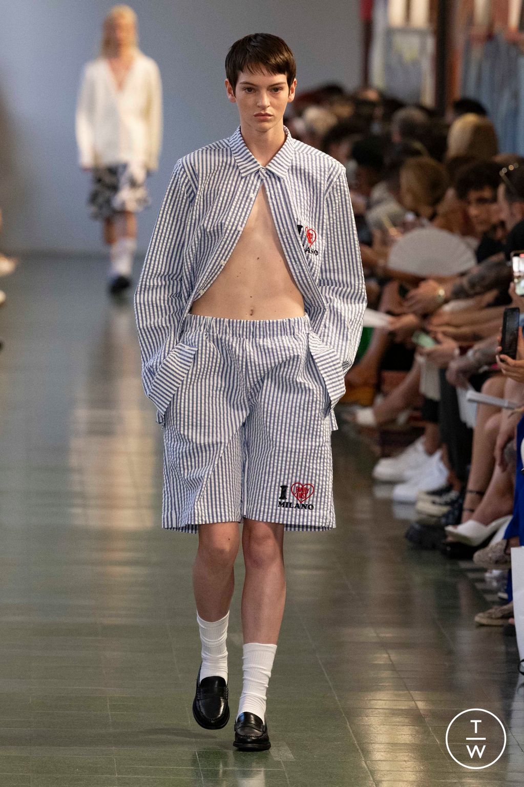 Fashion Week Milan Spring/Summer 2023 look 13 from the Family First collection menswear