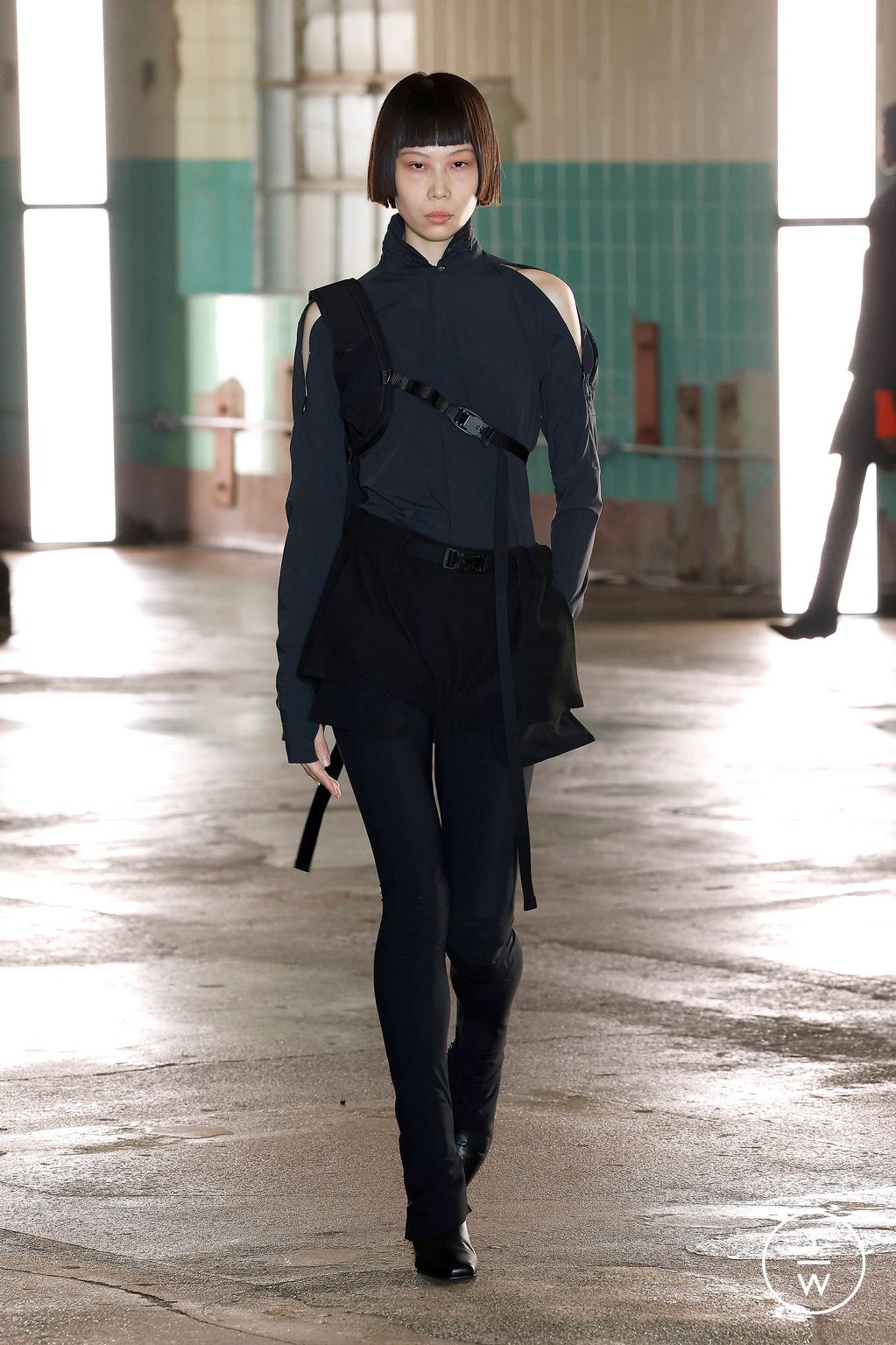 Fashion Week London Fall/Winter 2023 look 14 from the Fashion East collection womenswear