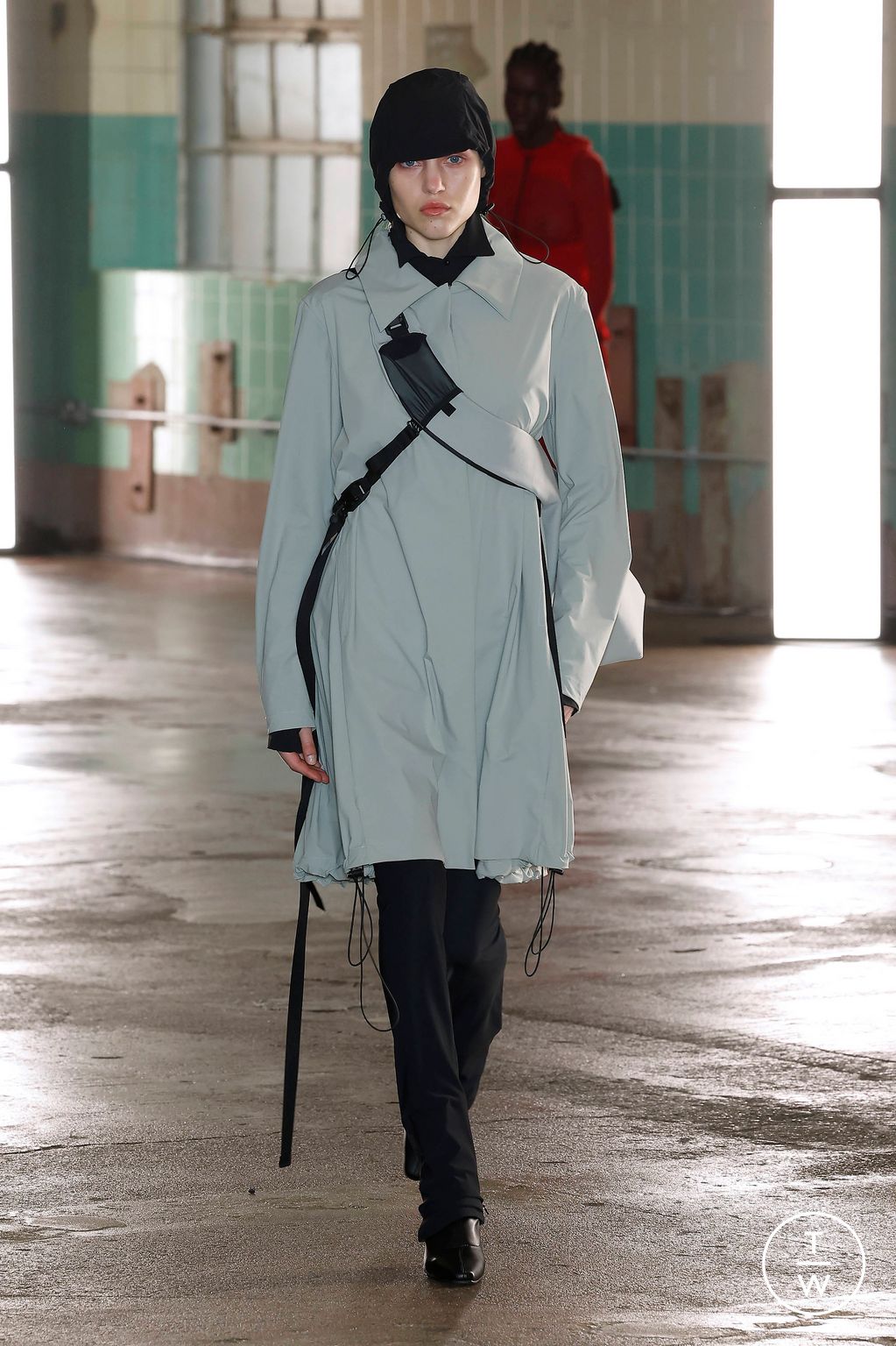 Fashion Week London Fall/Winter 2023 look 24 from the Fashion East collection womenswear