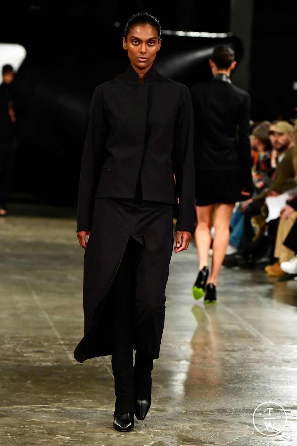 Fashion Week London Fall/Winter 2024 look 3 from the Fashion East collection womenswear