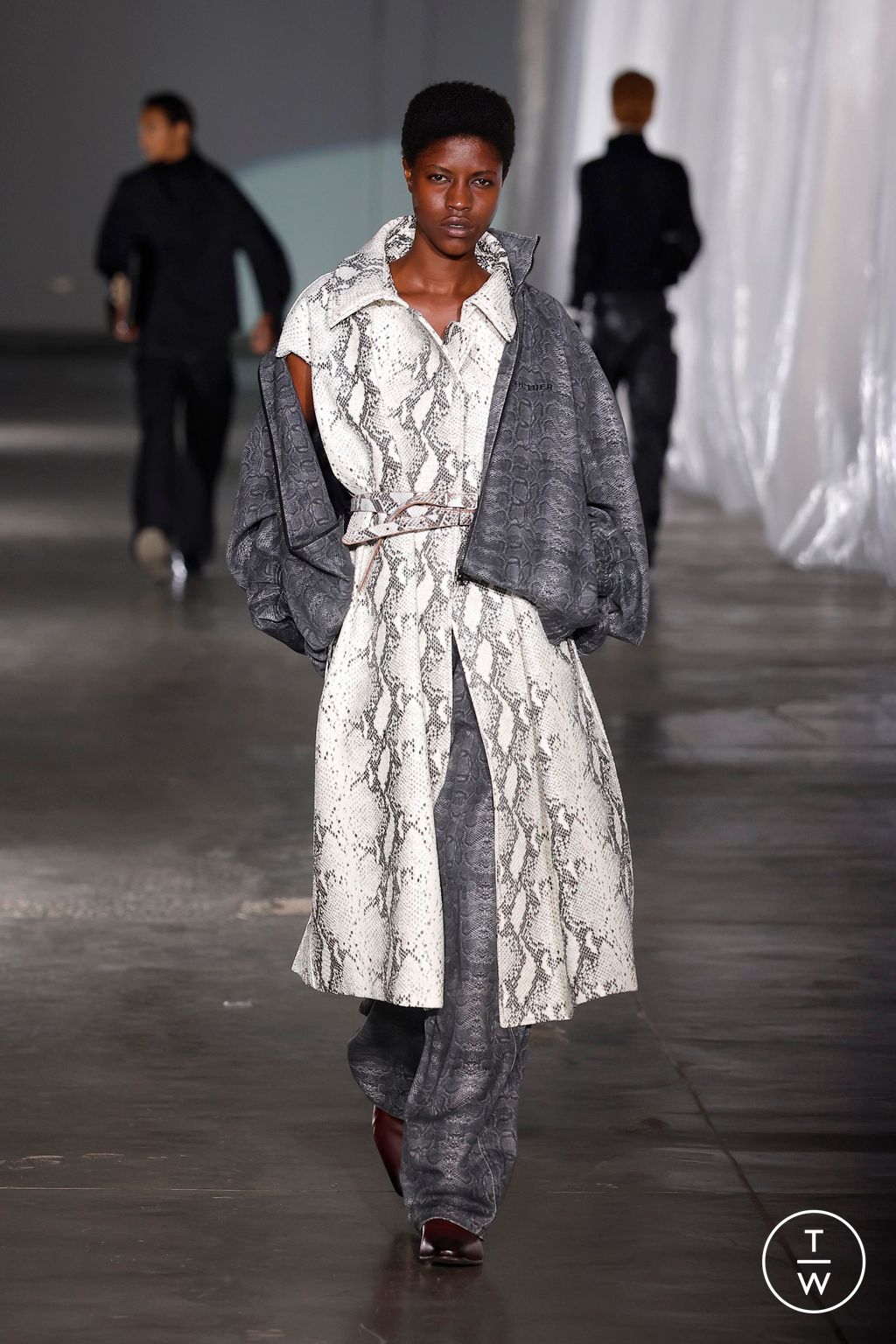 Fashion Week London Fall/Winter 2025 look 9 from the Fashion East collection womenswear