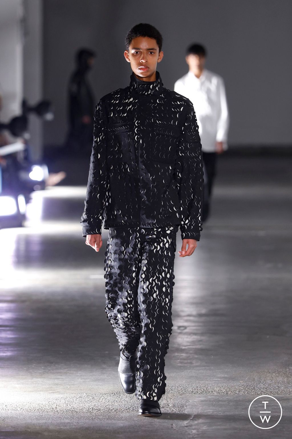 Fashion Week London Fall/Winter 2025 look 47 from the Fashion East collection 女装