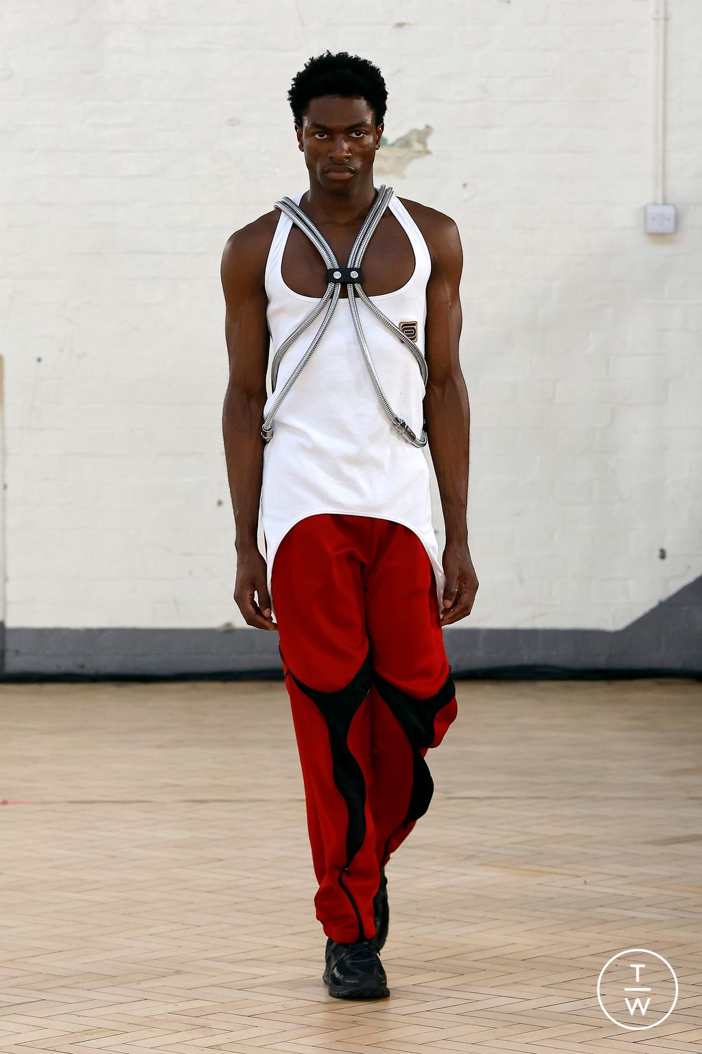 Fashion Week London Spring/Summer 2024 look 3 from the Fashion East collection womenswear
