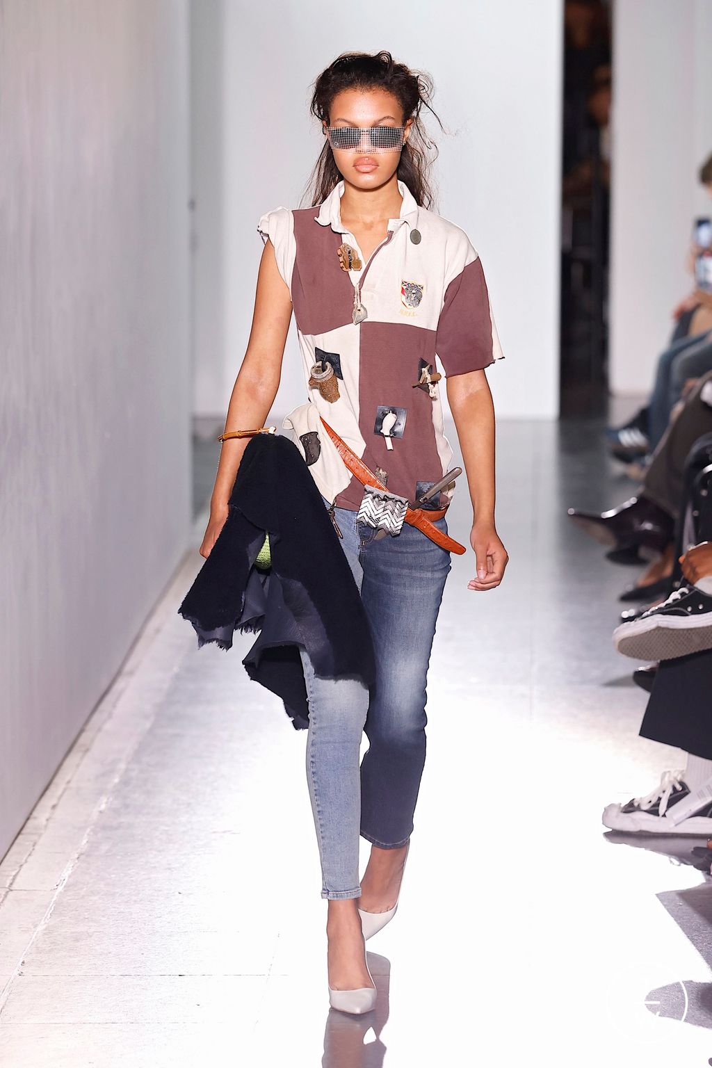 Fashion Week London Spring/Summer 2026 look 1 from the Fashion East collection womenswear