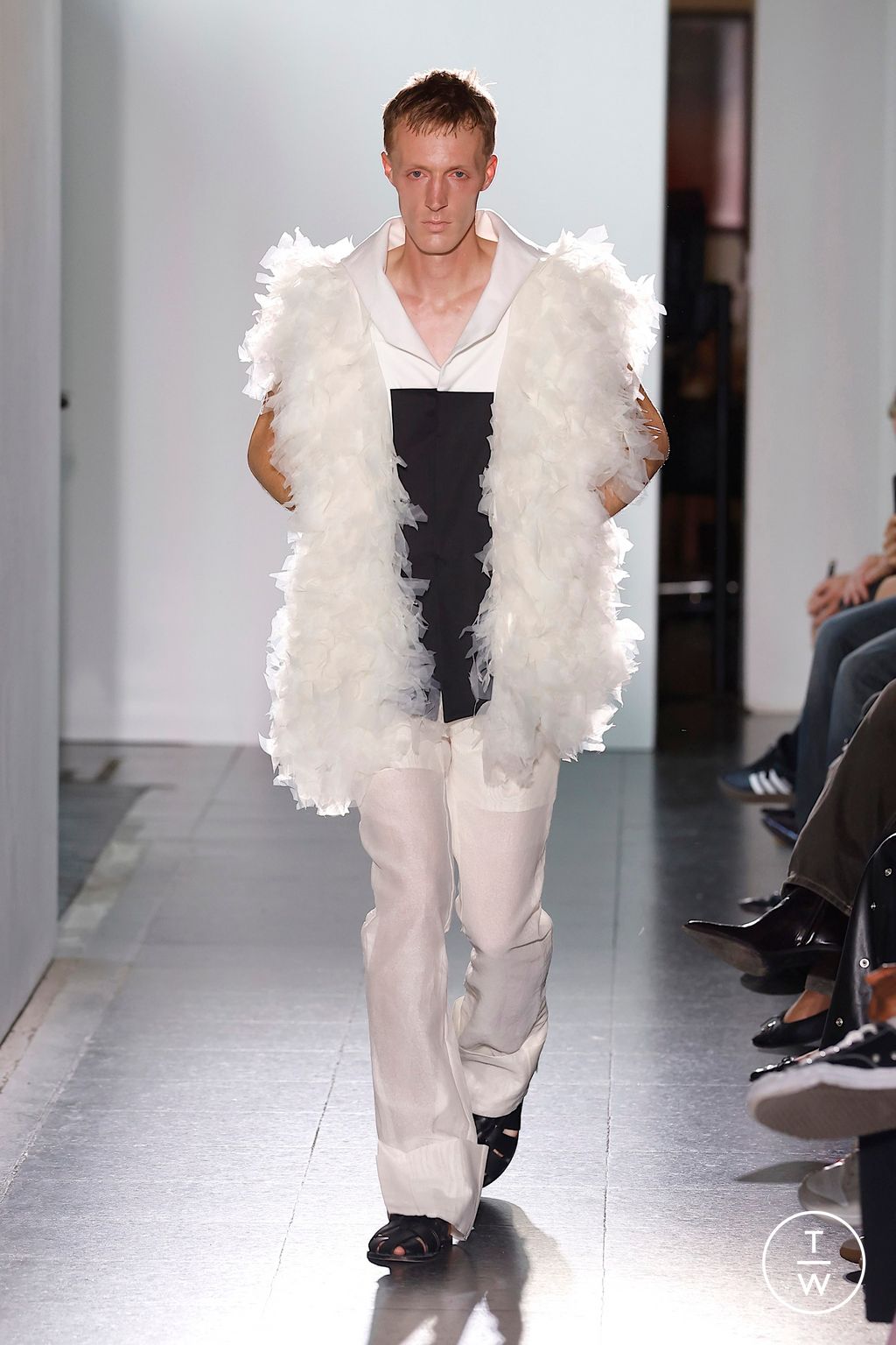 Fashion Week London Spring/Summer 2026 look 26 from the Fashion East collection womenswear