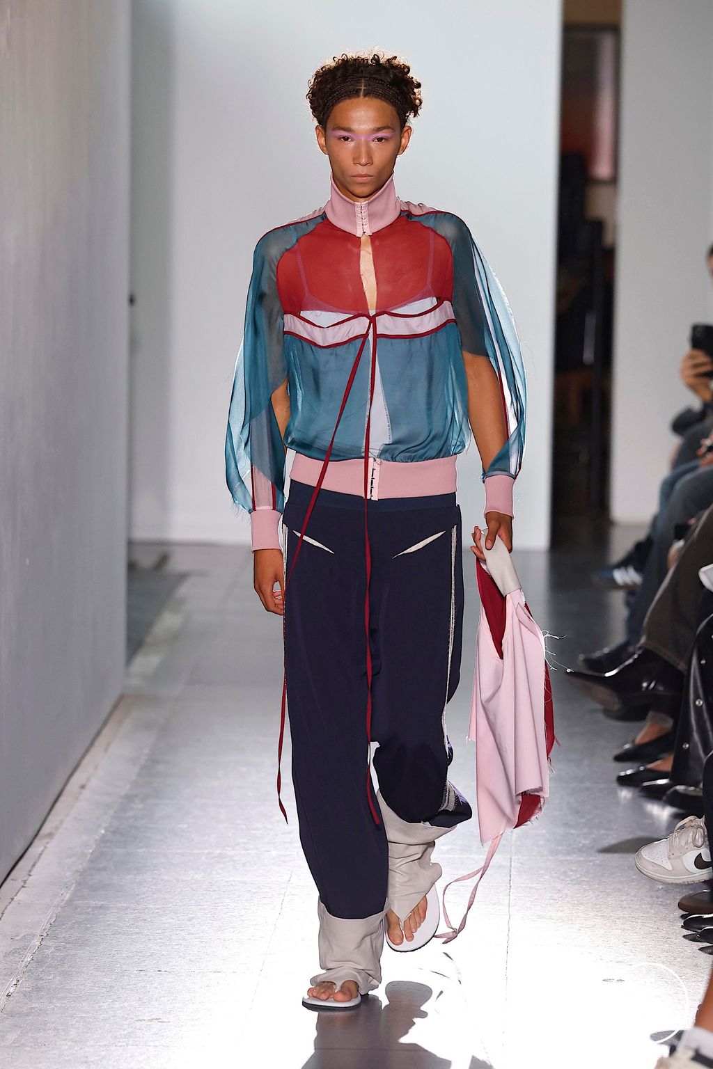Fashion Week London Spring/Summer 2026 look 38 from the Fashion East collection womenswear