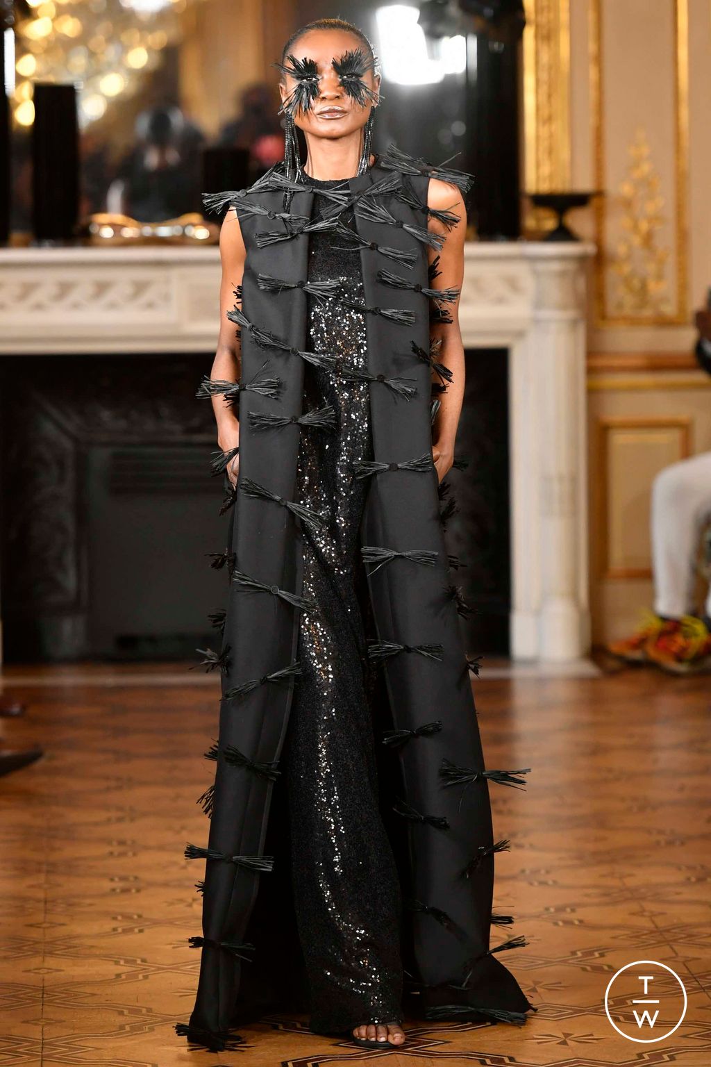 Fashion Week Paris Spring/Summer 2023 look 21 from the Imane Ayissi collection couture