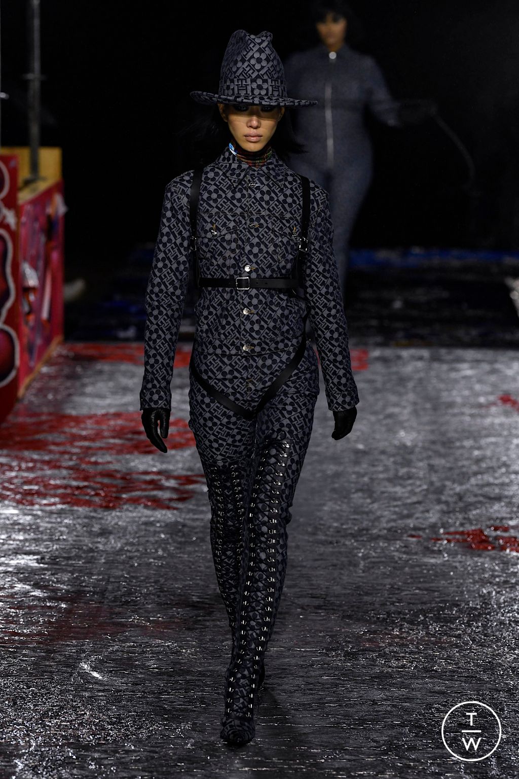 Fashion Week New York Fall/Winter 2022 look 79 from the Tommy Hilfiger collection 女装