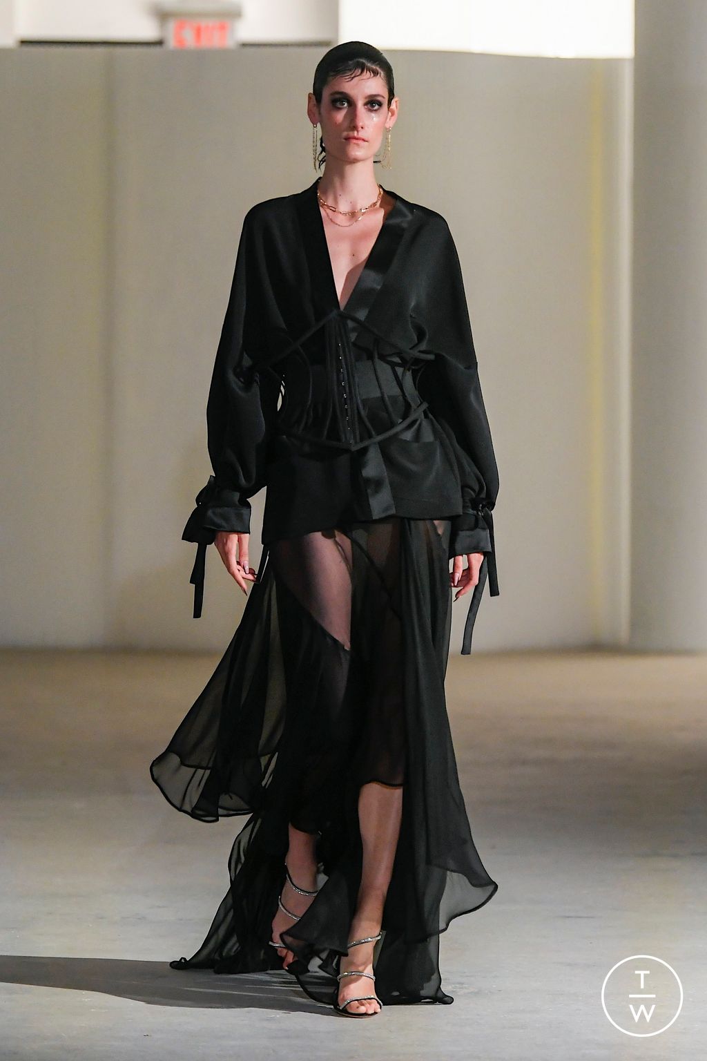 Fashion Week New York Spring/Summer 2023 look 7 from the Fe Noel collection womenswear