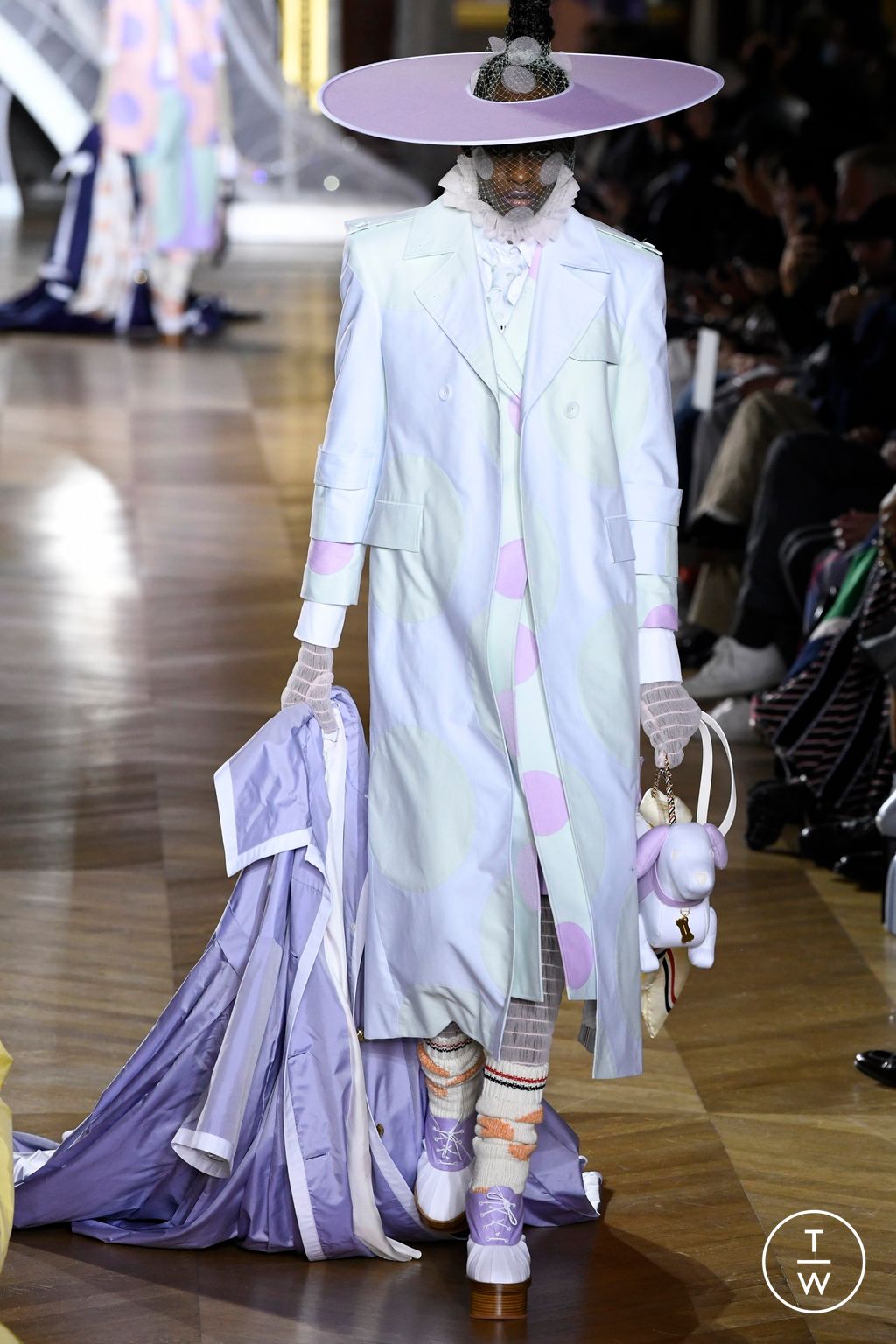 Fashion Week Paris Spring/Summer 2023 look 35 from the Thom Browne collection womenswear