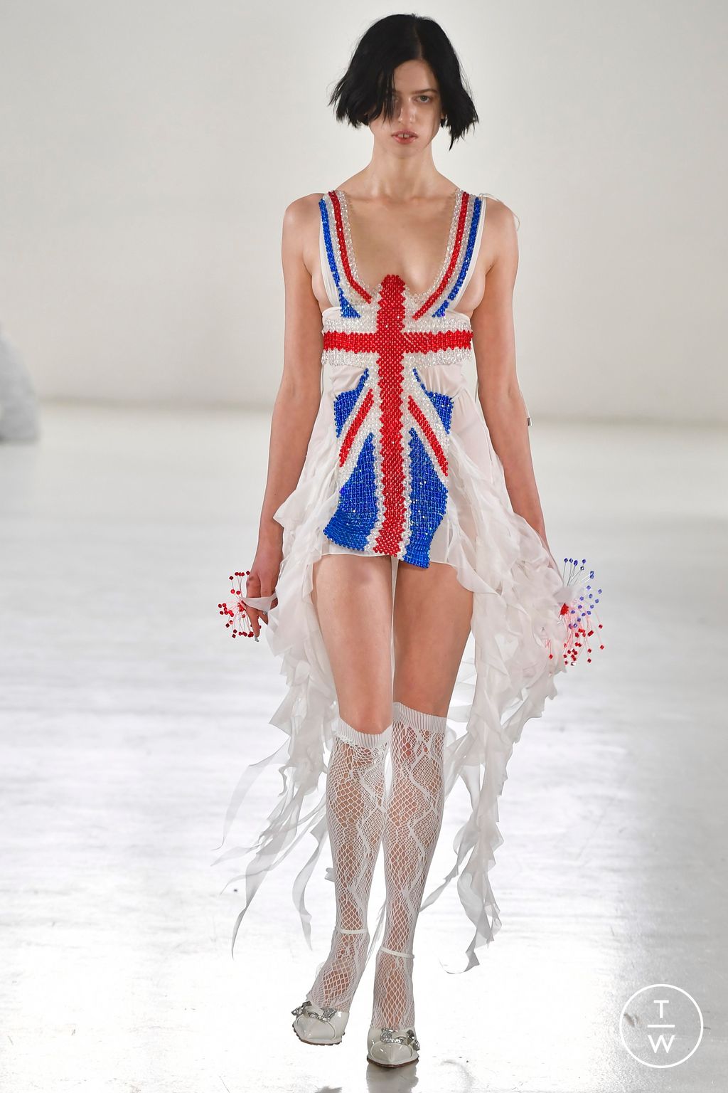 Fashion Week London Spring/Summer 2023 look 27 from the Poster Girl collection womenswear