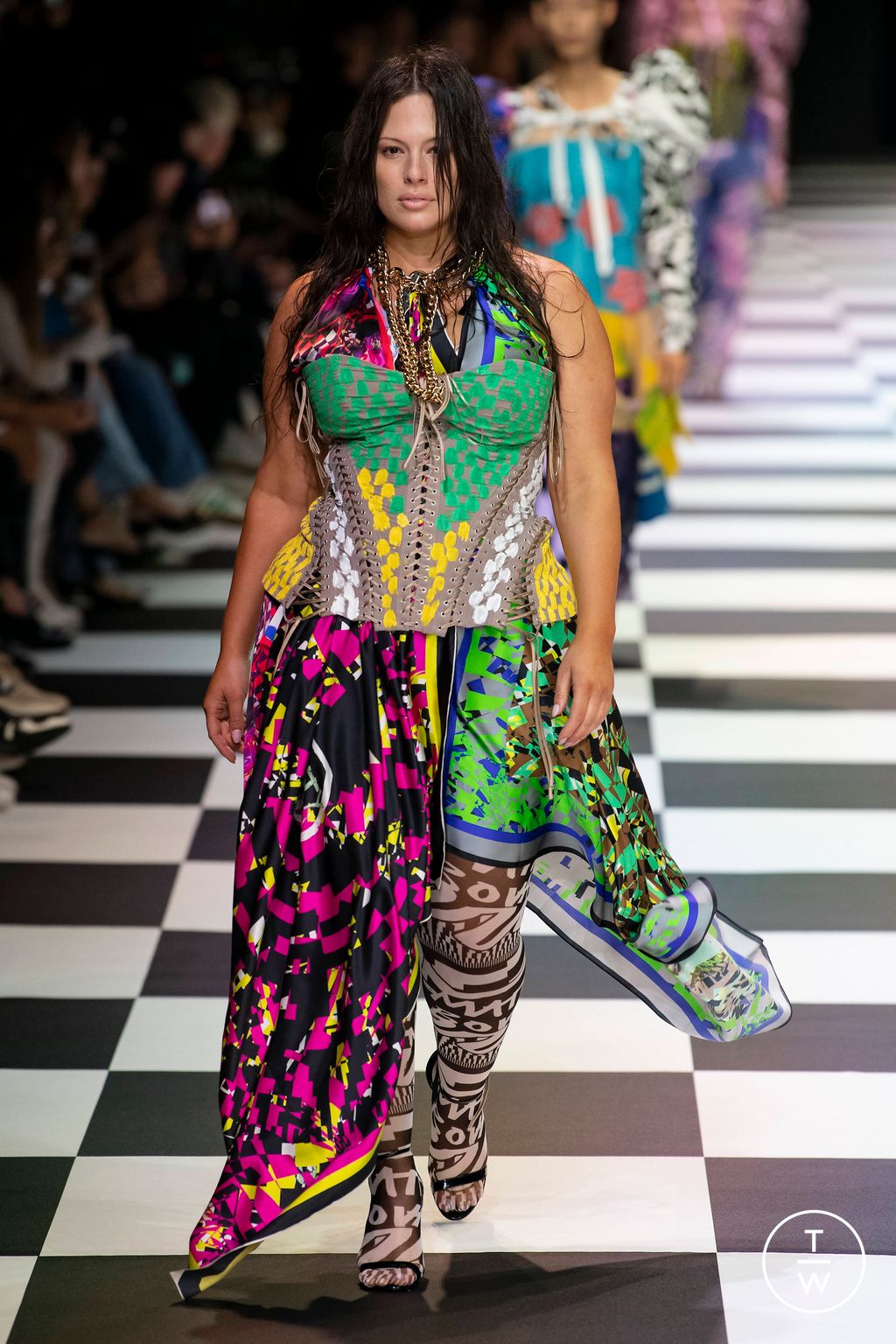 Fashion Week Milan Spring/Summer 2023 look 4 from the Matty Bovan collection womenswear
