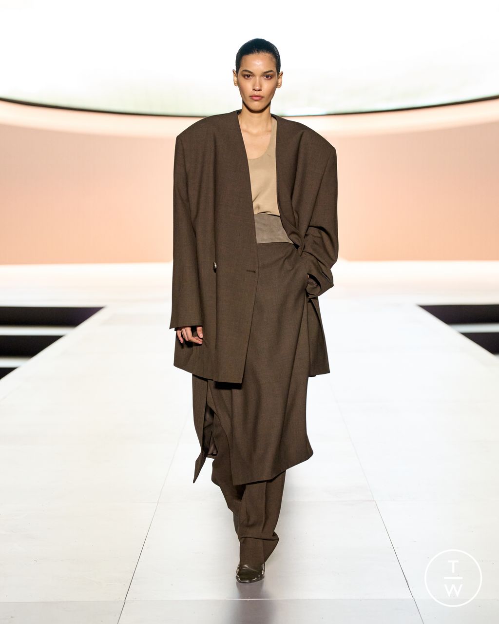 Fashion Week New York Fall/Winter 2023 look 12 from the Fear of God collection womenswear
