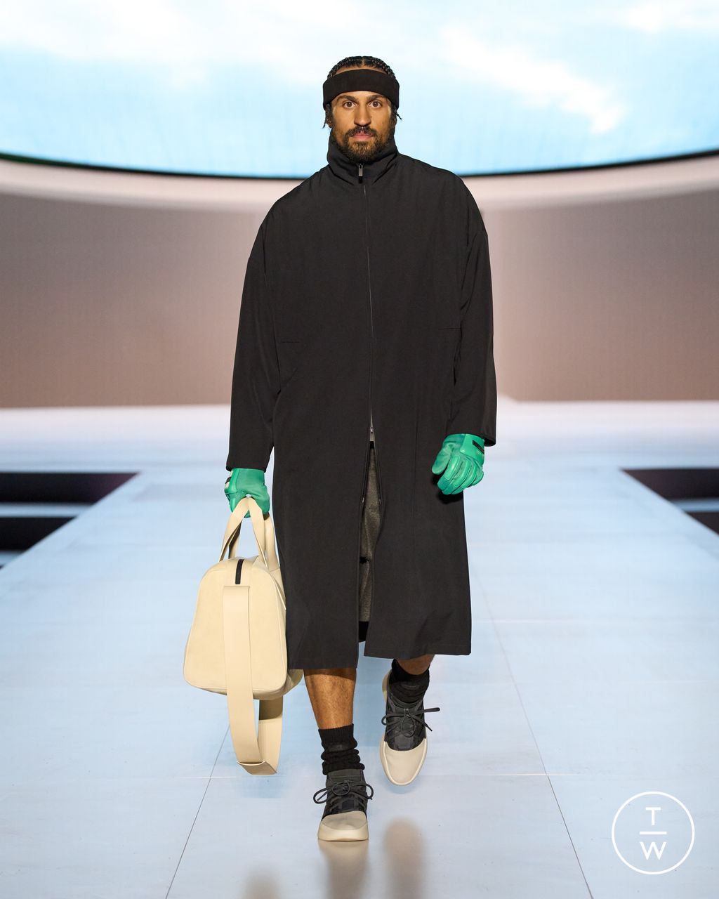 Fashion Week New York Fall/Winter 2023 look 50 from the Fear of God collection womenswear