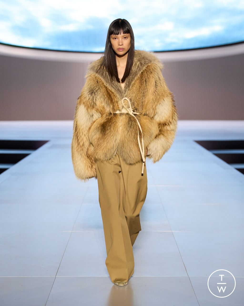 Fashion Week New York Fall/Winter 2023 look 54 from the Fear of God collection womenswear