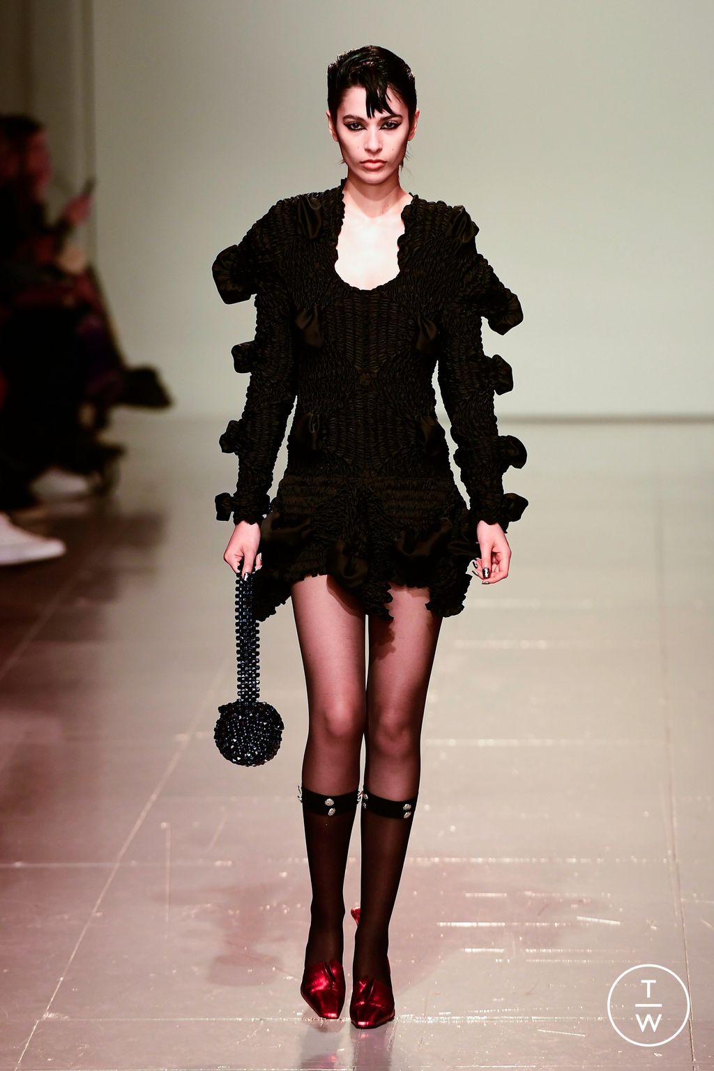 Fashion Week London Fall/Winter 2023 look 3 from the Feben collection 女装