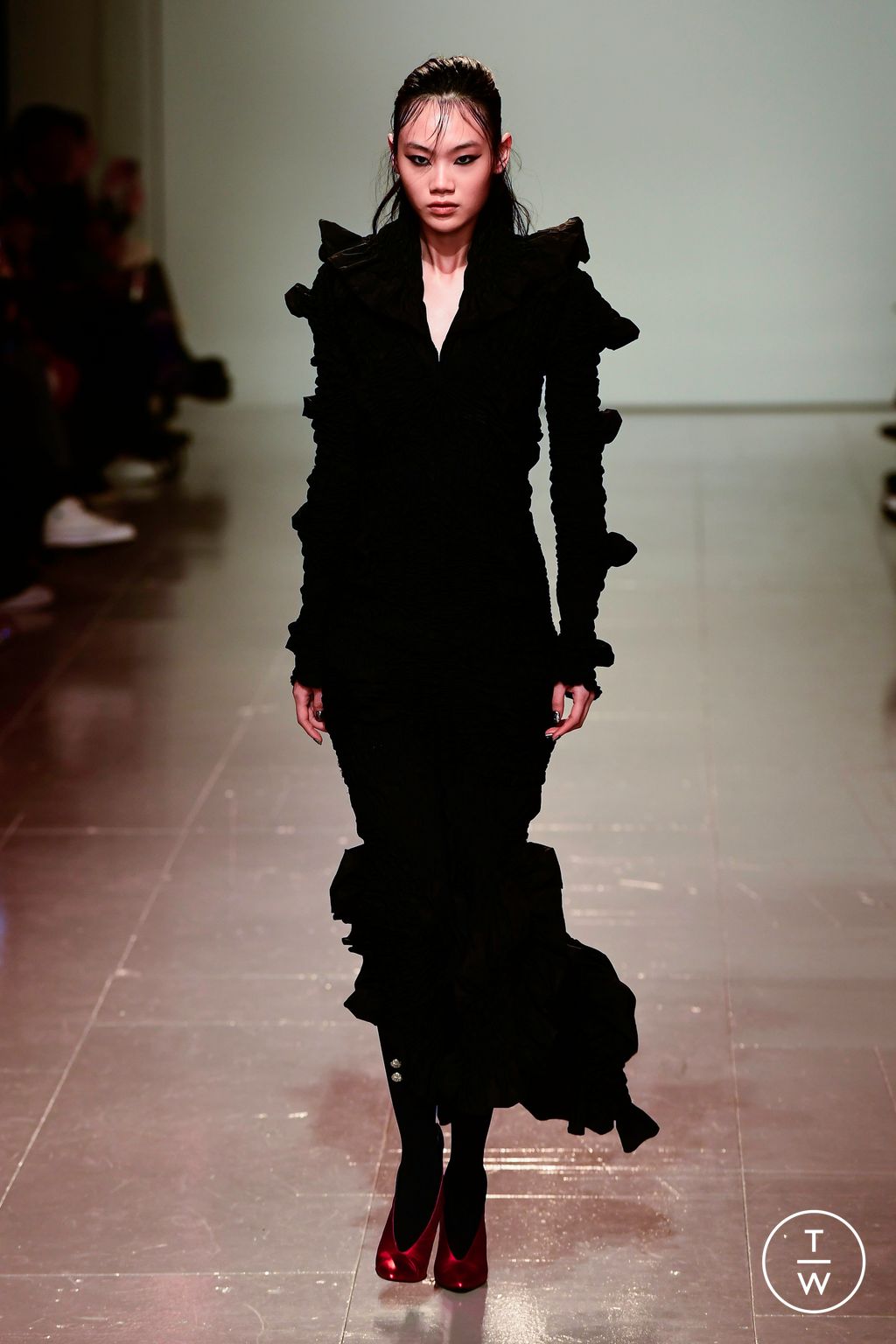 Fashion Week London Fall/Winter 2023 look 5 de la collection Feben womenswear