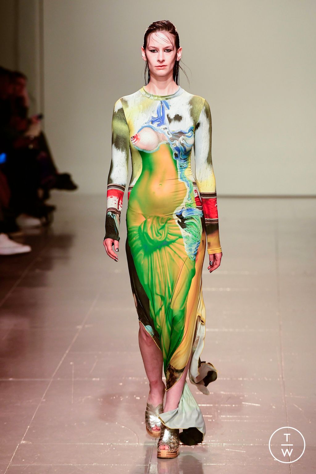 Fashion Week London Fall/Winter 2023 look 6 de la collection Feben womenswear